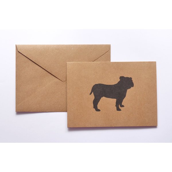 English Bulldog Stationery Note Card Set