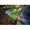 DIGZ 7652 Signature High Performance Women's Gardening Gloves, Work Gloves with Touchscreen Compatible Fingertips, Green Leaves Pattern, Medium