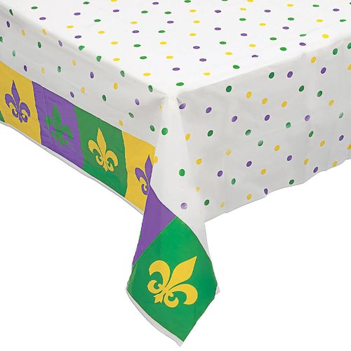 MARDI GRAS TABLECOVER - Party Supplies - 1 Piece