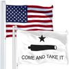 G128 Combo Pack: USA American Flag 3x5 Ft 150D Printed Stars & Come and Take It Flag 3x5 Ft 150D Printed