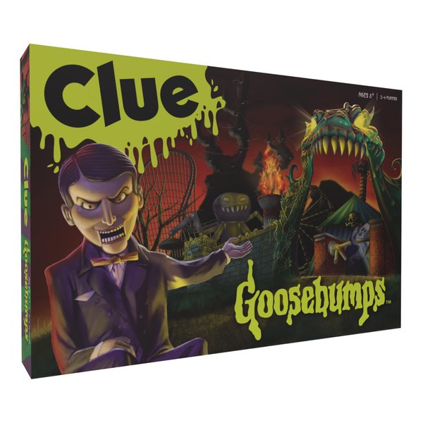 CLUE: Goosebumps, Classic Board Game Inspired R.L. Stine’s Goosebumps Novels, Thwart Slappy's Sinister Plan with Friends and Family of All Ages, Officially Licensed Scholastic Merchandise