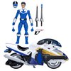 Power Rangers Lightning Collection Time Force Blue Ranger and Vector Cycle Action Figures with Accessories, Ages 4 and Up, Collectible Toys