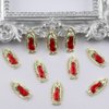 Virgin Mary Nail Charms for Acrylic Nails, 3D San Judas Nail Charm Alloy Virgin Mary Charms for Nails Kawaii Jesus Christ Buddha Nail Art Charms Metal Nail Jewels for Nail Art Nail Supplies,10pcs/bag
