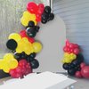 Race Car Balloons, 12 Inchs Car Decorations with Red Yellow Blue Orange Black Party Balloons for Boy Birthday Race Car Themed Party Fast Birthday Baby Shower Graduation Decorations