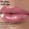 Fifth & Skin BOTANICAL LIP GLOSS (MISTY MAUVE) Natural - 90% Organic - Gluten Free - Cruelty Free - Velvety Feel - Moisturizing Vitamin Rich