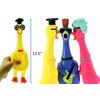 JA-RU Rubber Screaming Chicken Toy (3 Chickens Assorted) Squeaky Noise Maker Prank Toys for Kids. Funny & Annoying Gag Gifts. Classic Novelty Squeeze Items. Pet Dog Chew Toy. 1704-3s