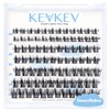 Lash Clusters 84 Pcs Cluster Lashes Eyelash Clusters DIY Cluster Eyelash Extensions Individual Lashes Soft and Comfortable (Snowflakes,D-8-16mix)