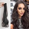 clip ins Hair Extensions 4pcs Curly Hair Wig HairpiecesHanging ears hair 20 inches Wavy Curly Party Highlights for Girls Women's Gifts