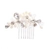 JORCEDI Bride Wedding Hair Comb Bridal Hair Piece Rhinestone Wedding Accessories for Women Girls Party Photography Wedding