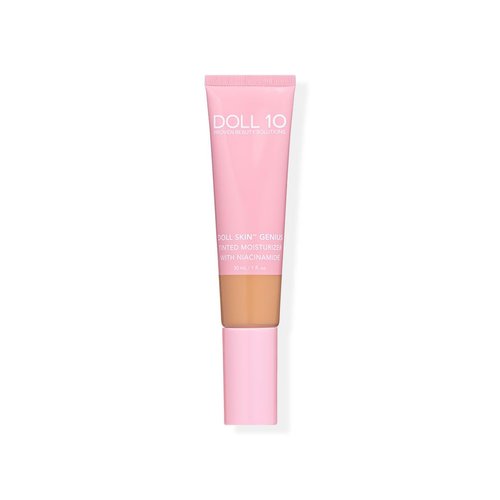 DOLL SKIN GENIUS™ TINTED MOISTURIZER WITH PLANT BASED COLLAGEN (Shade 3 (Tan/Tan-Deep), 1 Fl Oz.)