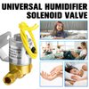 4040 Solenoid Valve for Aprilaire Humidifier - 24 Volt Brass Humidifier Water Solenoid Valve Fit for 400 400M 500 500M 600 600M 558 550A 550 568 560 560A 700 700M 768 760A 760 Yellow