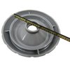 Spa Hot Tub Diverter Cap 3 3/4" Wide Gray Notched Non Buttress