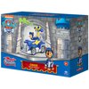 Paw Patrol, Rescue Knights Chase Transforming Toy Car with Collectible Action Figure, Kids Toys for Ages 3 and up