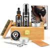 Men's Gift Kit, Birthday Gifts for Men, Beard Grooming Kit with Beard Oil, Balm, Brush, Wash, Wax, Comb, Scissors, Beard Care Kit for Men, Christmas Gift for Men Boyfriend Dad Husband Brother Fiance