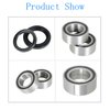 labwork Both Front Wheel Bearing Seal Kits Replacement for Honda TRX300FW Fourtrax 4x4 1988-2000