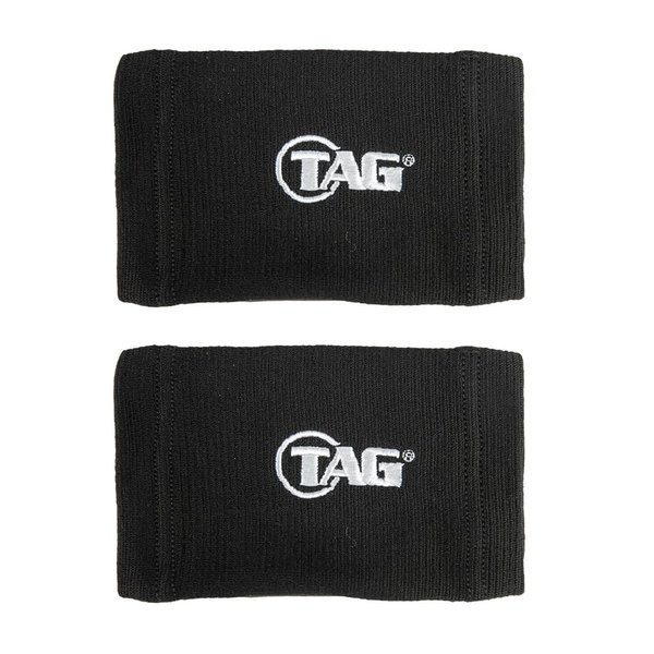 TAG Adult Wrist Coach - Single Window Size 4.5" x 3" - Baseball Soccer Football Play Coach Playbook Quarterback Wristband - 1 Count - Black