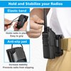 iGuerburn Tactical Radio Holder Duty Belt Accessories (ONLY Fits Belts Up to 2''), Walkie Talkie Holder Radio Holster Clip Law Enforcement Accessories for Motorola, BaoFeng, Midland, Hytera Radios