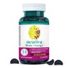 NEURIVA Brain + Energy Gummies, Nootropic Brain Supplements for Focus and Concentration with Neurofactor, Vitamin B12 & Caffeine for an Energy Boost*, 75ct Natural Blackberry