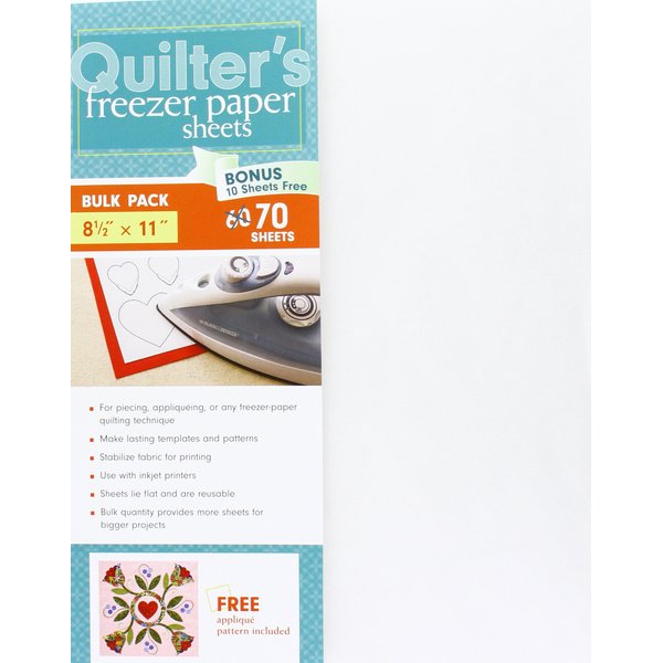 C&T Publishing C&T 8.5x11 70pc Quilter's Freezer Paper Sheet, 8.5" x 11"