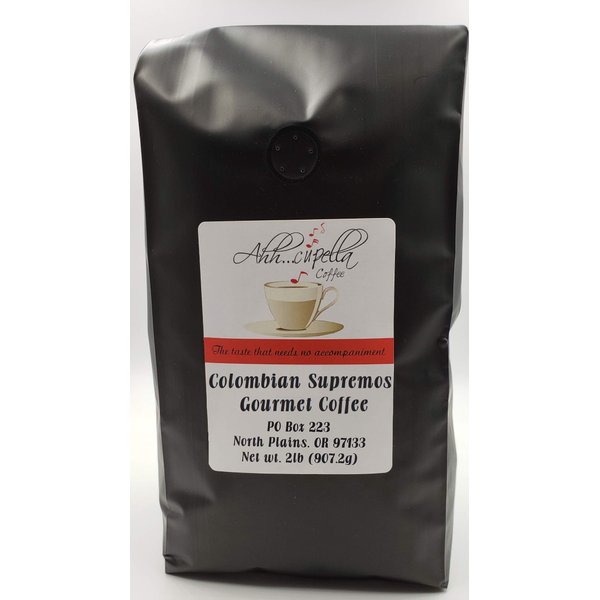 Ahh..Cupella Premium Gourmet Colombian Supremos Ground Coffee, 32oz bag