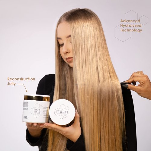 Tyrrel Professional Honey Miracle Hair Mask - Deep Conditioner for Dry, Damaged, and Color-Treated Hair - 7.7 Oz
