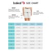 BALEAF Biker Shorts Women Yoga Gym Workout Spandex Running Volleyball Tummy Control Compression Shorts with Pockets 8" White S
