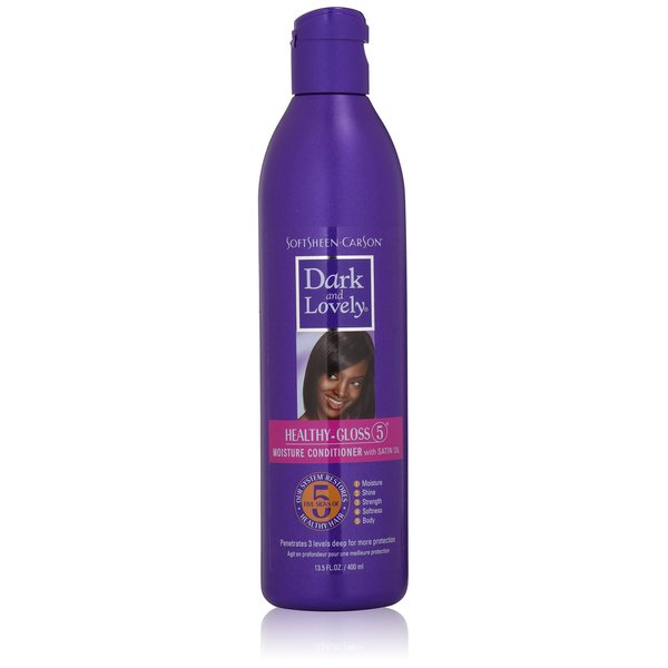 SoftSheen-Carson Dark and Lovely Healthy-Gloss 5 Moisture Conditioner with Satin Oil, 13.5 fl oz
