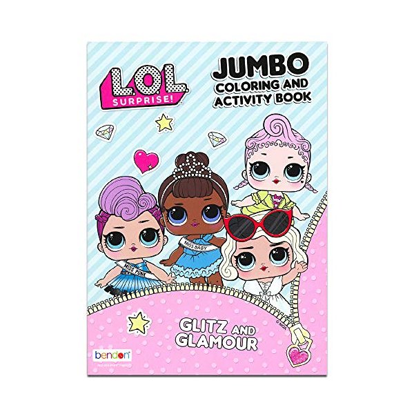 L.O.L. Surprise! LOL! 80PG Coloring Book-1 Pc, Multicolor
