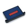 Trodat Printy 4750 Self Inking Date Stamp with Phrases Received, Paid, Entered, FAXED – Blue and Red Ink, 1" x 1-5/8"