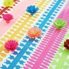 Saktopdeco Colorful Quilling Paper Flowers DIY Flowers Petal Paper Quilling Strips for Beginners Handmade Art Crafts, 13.7 Inch / 35 CM