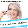 Mascara for Older Women, Black Mascara Volume and Length, Mascara for Seniors with Thinning Lashes Waterproof Mascara all Day, Smudge Proof Non Clumping Mascara, Natural Mascara Makeup for Party