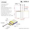 EEMB Lithium Polymer Battery 3.7V 820mAh 653042 Lipo Rechargeable Battery Pack with Wire JST Connector for Speaker and Wireless Device- Confirm Device & Connector Polarity Before Purchase