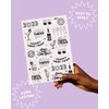 xo, Fetti New Years Eve Party Supplies Tattoos - 42 Foil Styles | NYE Party Favors, Happy New Year Decorations, NYE 2024 Decor