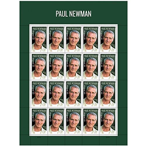 Pail Newman Forever Stamps Sheet of 20 Postage Stamps Scott 5020