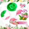 Fuutreo 54 Pcs Flamingo Party Hanging Swirl Decorations Tropical Flamingo Ceiling Hanging Swirls Hawaiian Party Ceiling Decor for Flamingo Summer Aloha Hawaiian Beach Luau Party Supplies Decor