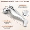 3D Metal Face Roller-Face Lift and V-Shaped, Face Massager-Anti-Aging and Relieves Facial Puffiness, Gua Sha Massage Tool for Face Neck Eye Body Skin Care
