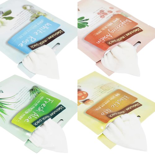 Naisture Premium Facial Sheet Mask – 15 MIN10 Bundle Pack Korean Face Mask Skin Care -Moisturizing, Soothing, Hydrating Skin Care for All Skin Types & Home Spa Self Care Gift Masks for Women & Men