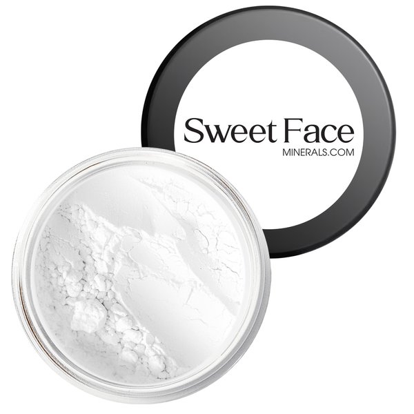 (20 gram Sifter Jar) SHINE REDUCTION POWDER by SweetFace MInerals, Oil Control Corrector, Mineral Makeup, Bare Face Matifying Powder, Sheer Loose Powder Full Coverage