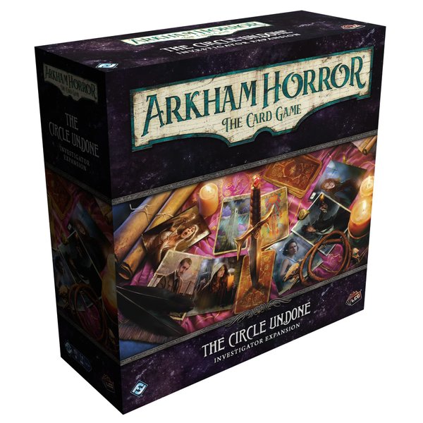 Fantasy Flight Games Arkham Horror The Card Game The Circle Undone Investigator Expansion - Embrace The Occult Secrets of Arkham! Cooperative LCG, Ages 14+, 1-4 Players, 1-2 Hour Playtime, Made