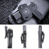 OWB Kydex Holster Optics Cut: Compatible with Glock 17 Gen 3-5 & G22/31 Gen 3-4 Pistol, Outside Waistband 1.75 Inch Paddle G17 Holster Open Carry, Posi-Click Retention, Right Hand