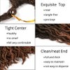 Faux Locs Crochet Hair 12 inch - 6packs/Lot Bo Faux Locs Crochet Hair Curly Dreadlocks Synthetic Faux Locs Braiding Hair Extensions (20 Roots/Pack) #T1B/30