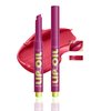 Easilydays Press Lipstick Lip Oil Slick Click, Shining Hydrating Jelly Solid Lip Gloss, Mirror Glass Lip Glaze Moisturizing Lipstick Solid Water Gloss Lip Tint, Vivid Color Glossy Lip Makeup, 06