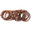 Picheng 3mm Flat Genuine Leather Cord, 5Yards Strip Cord Braiding String Very Suitable for Jewelry Making, Leather Shoe Lace, Garden Tools，Toys，Woven Bags，DIY Crafts Projects (Dark Brown)