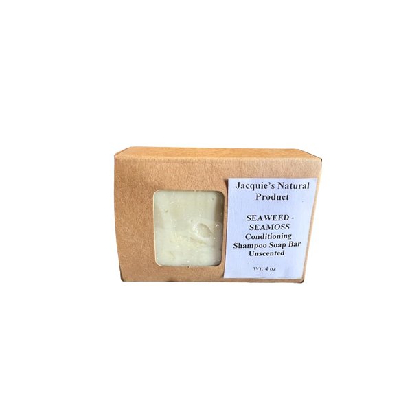 Sea-Weed Sea-Moss Shampoo Conditionig Soap Bar for Hair and Body-naturally strengthen and nourish hair and body - Eco-friendly Shampoo Conditioner Moisturizing Soap Bar
