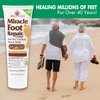 Miracle Foot Repair Cream, 8 oz Repairs Dry Cracked Heels and Feet, Diabetic-Safe, 60% Pure Ultra Aloe Moisturizes, Softens, and Repairs, Relief from Discomfort of Ingrown Toenails (2-Pack)