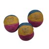 Hide & Drink, Set of 3 Juggling Balls, Equipment, Professional Style with Great Feel, Panel Design, Full Grain Leather, Handmade, Multicolor