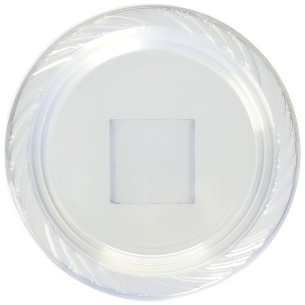 Clear Plastic Dinner Collection Salad Plates (7") 40 Count - Perfectly Sized & Durable Plates for Parties & Special Events