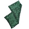 SheYang High Elastic Sequin Chair Sashes Bling Bling Chair Sashes Soft Strecth Sequin Material Shining Sequin Chair Bows for Party Decoration Home (25PCS, Dark Green)