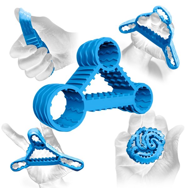 Try-Angle The #1 Hand, Wrist & Forearm Strengthening Device, Finger Exerciser, Relieve Wrist & Thumb Pain, Carpal tunnel, Great for Gamers and More