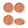 Brown Sugar Keeper and Sugar Saver - Terracotta Brown Sugar Saver Has a Lovely Bear Design, Brown Sugar Bear for Food Storage Containers, Brown Sugar Softener Keeps Brown Sugar Soft and Dry, 4 Pack